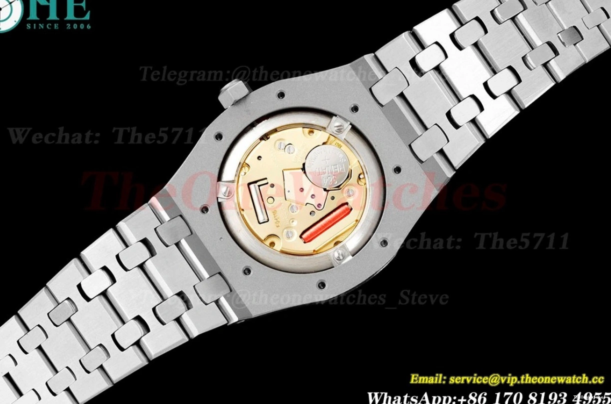 Swiss 33mm SS SS Quartz Black Ladies Oak Dial 8F Royal 0227